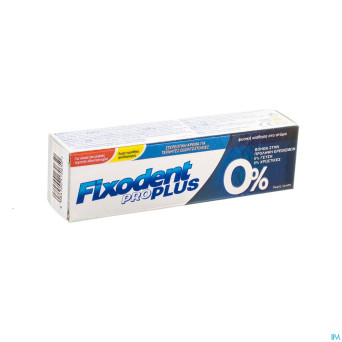 Fixodent pro plus 0% pate adhesive    40g