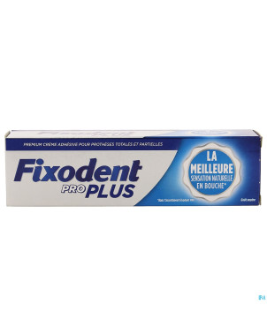 Fixodent pro plus 0% pate adhesive    40g