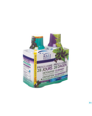 4321 ultra draineur cassis 2x280ml