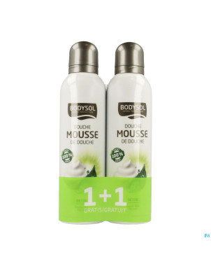 Bodysol mousse douche detox    2x200ml promo 1+1