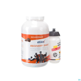 Etixx recovery shake chocolate 1,5kg + gourde