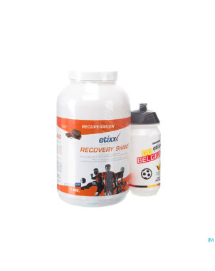 Etixx recovery shake chocolate 1,5kg + gourde