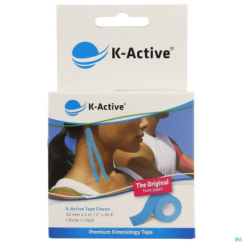 Kinesio-tex tape adhesive rouge 5cmx5m