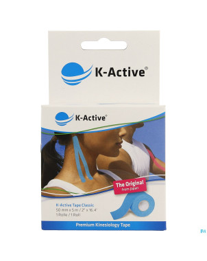 Kinesio-tex tape adhesive rouge 5cmx5m