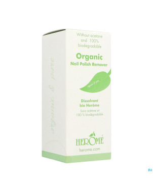 Herome organic line nail polish remover 120ml 2153