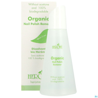 Herome organic line nail polish remover 120ml 2153