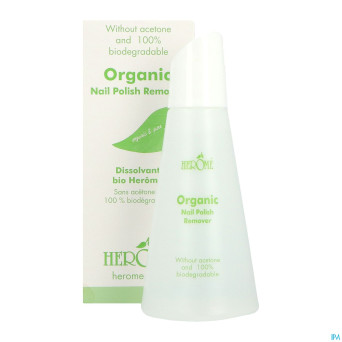 Herome organic line nail polish remover 120ml 2153