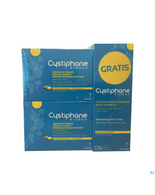 Cystiphane biorga comp 2x120+sh a/chute 200mlpromo