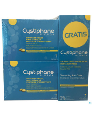 Cystiphane biorga comp 2x120+sh a/chute 200mlpromo
