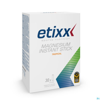 Etixx magnesium instant tropical sticks  30