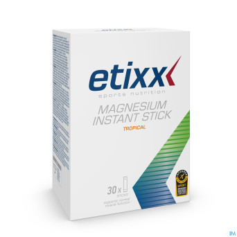 Etixx magnesium instant tropical sticks  30