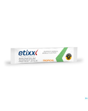 Etixx magnesium instant tropical sticks  30