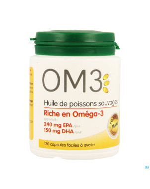 Om3 huile poisson    caps 120