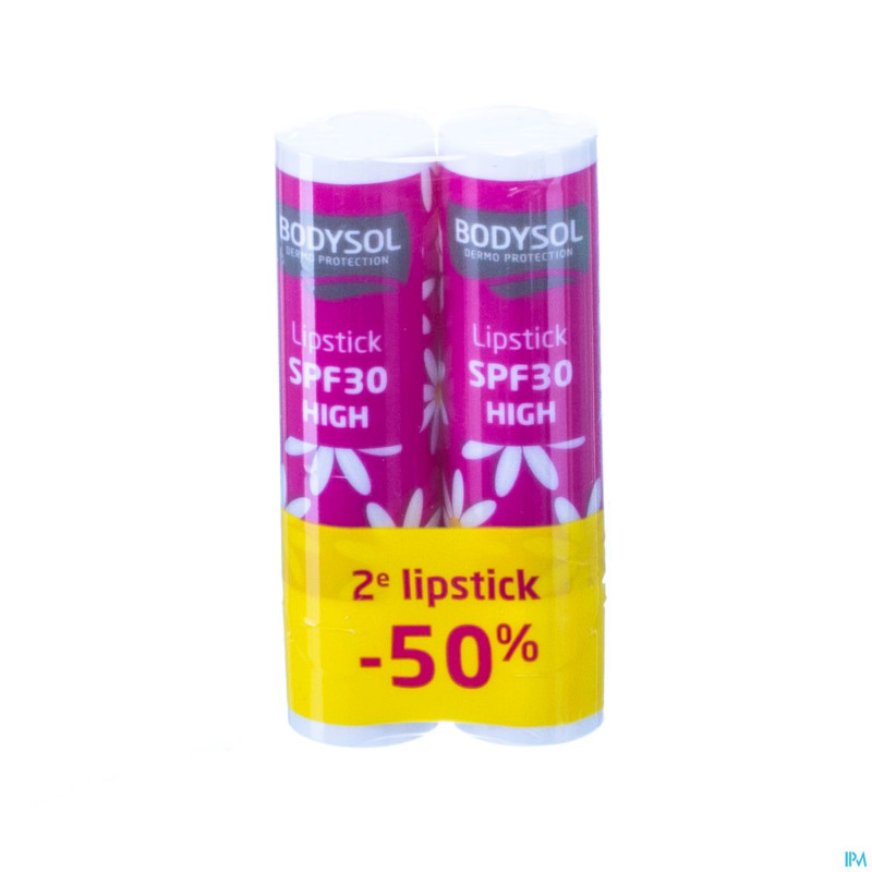 Bodysol sun lipstick fruit promo 2x6,1g    2e -50%