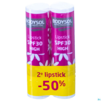 Bodysol sun lipstick fruit promo 2x6,1g    2e -50%