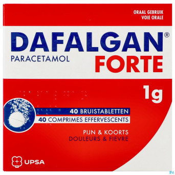 Dafalgan forte 1g comp efferv. 40