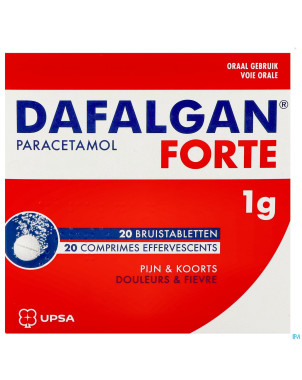 Dafalgan forte 1g comp efferv. 20