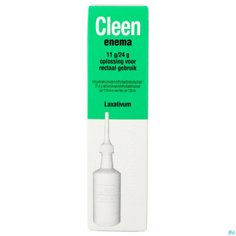 Cleen enema 11g/24g sol rectale fl 133ml