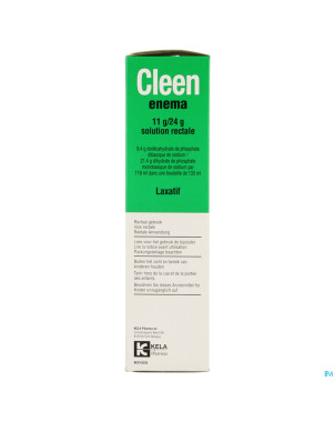 Cleen enema 11g/24g sol rectale fl 133ml