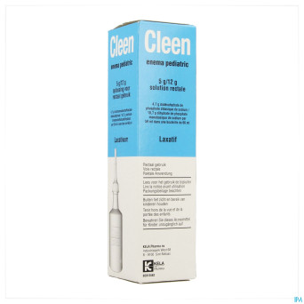 Cleen enema pediatric 5g/12g sol rectale  fl  66ml