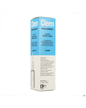 Cleen enema pediatric 5g/12g sol rectale  fl  66ml