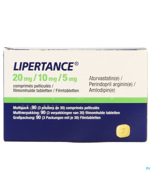 Lipertance 20mg/10mg/ 5mg comp pell 90