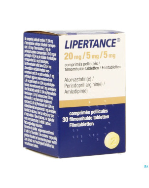 Lipertance 20mg/ 5mg/ 5mg comp pell 30