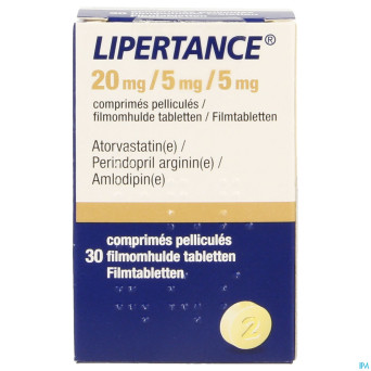 Lipertance 20mg/ 5mg/ 5mg comp pell 30