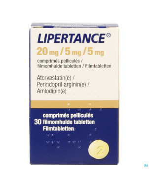 Lipertance 20mg/ 5mg/ 5mg comp pell 30