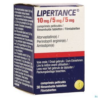 Lipertance 10mg/ 5mg/ 5mg comp pell 30