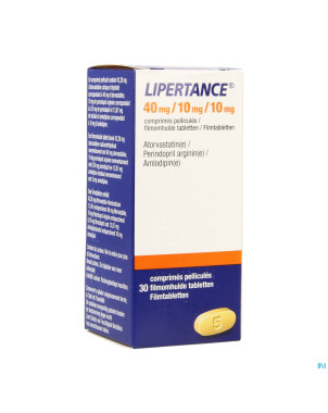 Lipertance 40mg/10mg/10mg comp pell 30