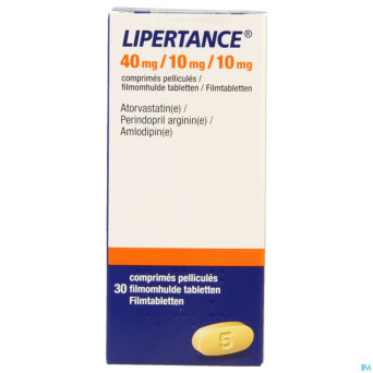 Lipertance 40mg/10mg/10mg comp pell 30