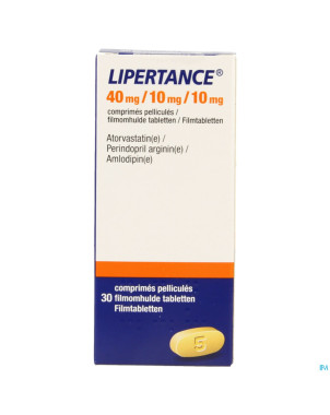 Lipertance 40mg/10mg/10mg comp pell 30