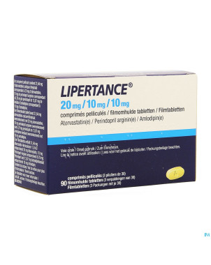 Lipertance 20mg/10mg/10mg comp pell 90