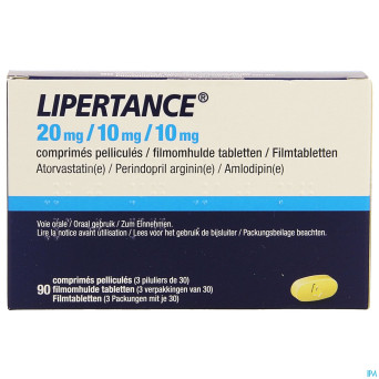 Lipertance 20mg/10mg/10mg comp pell 90