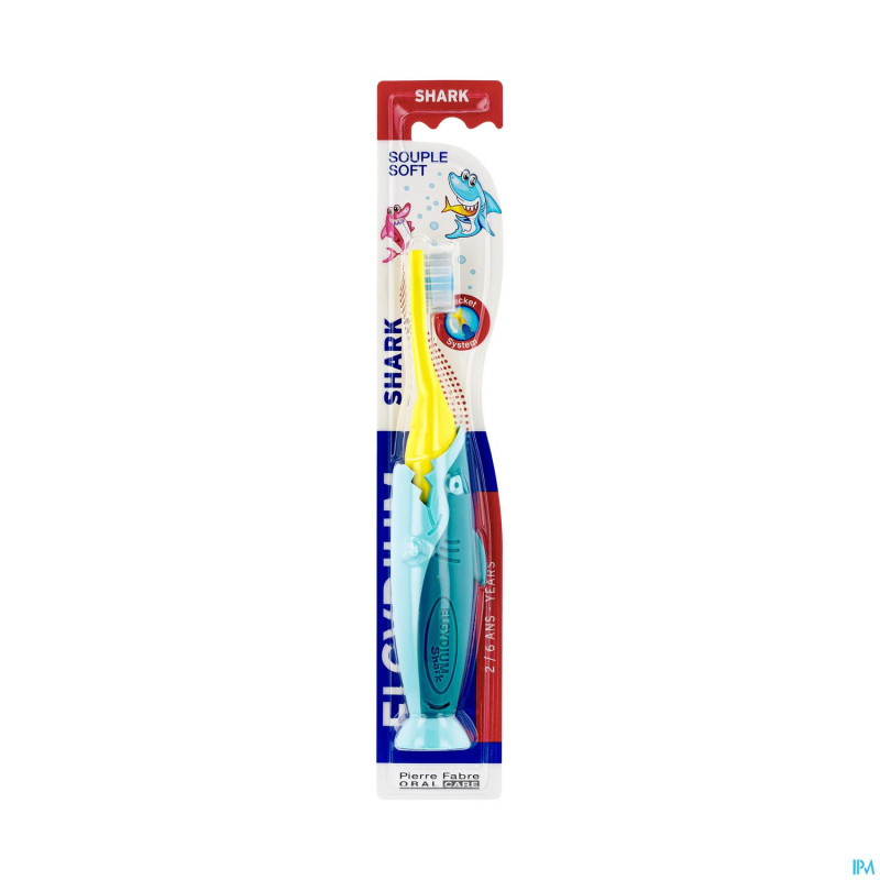 Elgydium brosse dents enfant 2-6a shark