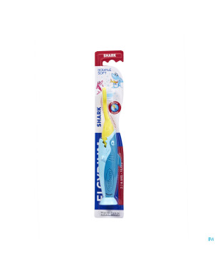 Elgydium brosse dents enfant 2-6a shark