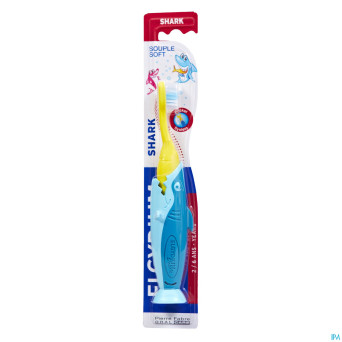 Elgydium brosse dents enfant 2-6a shark