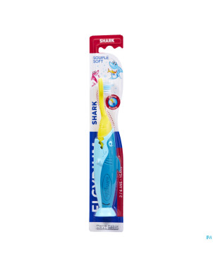 Elgydium brosse dents enfant 2-6a shark