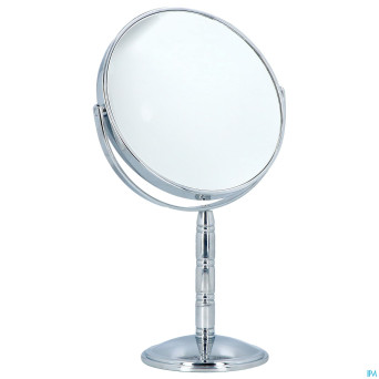 Cartel miroir colonne acier 16cmx5cm