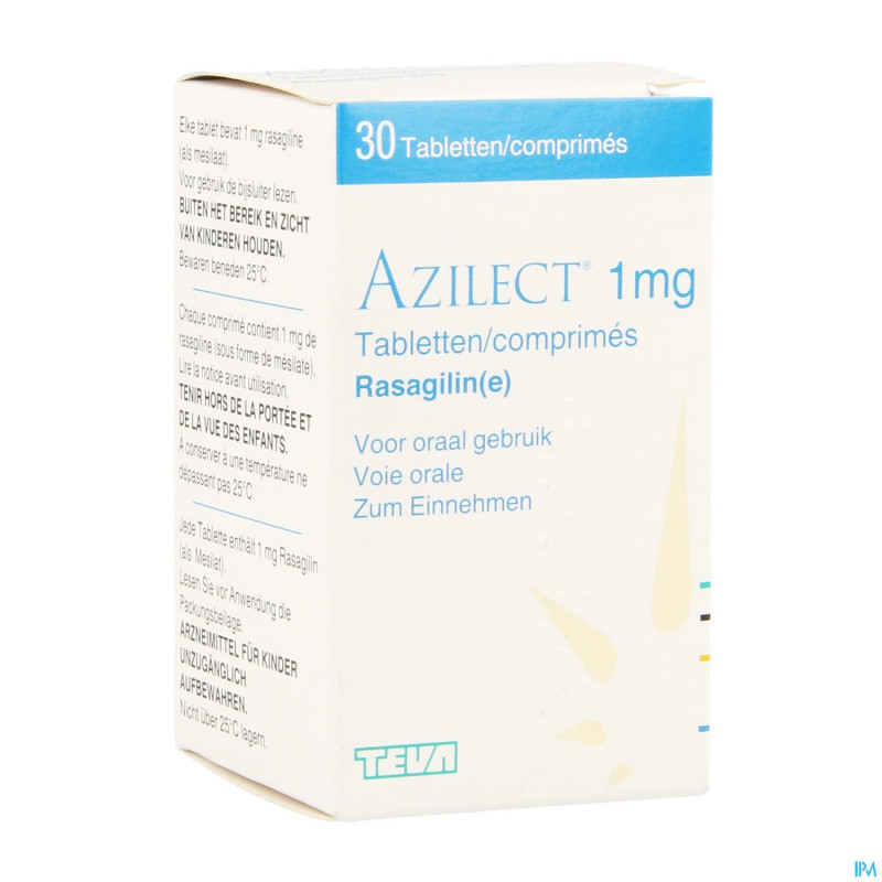 Azilect 1mg pot tabl  30 x 1mg