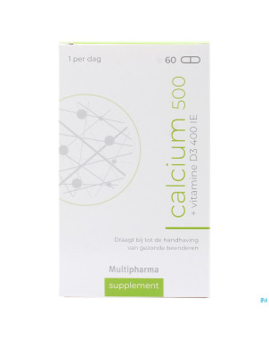 Mph calcium d3 500mg/400ui  caps 60