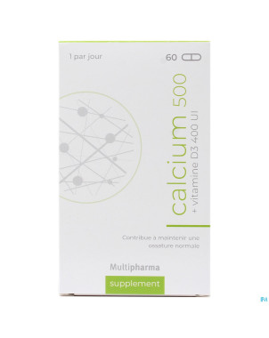 Mph calcium d3 500mg/400ui  caps 60