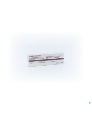Pneumovax 23 sol inj seringue prerempli 1 x 0,5ml
