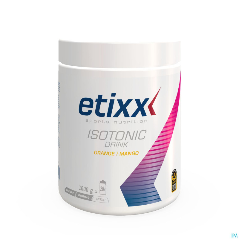 Etixx isotonic powder orange-mango    1000g