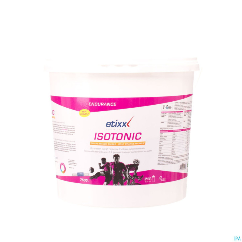 Etixx isotonic powder orange-mango    7500g