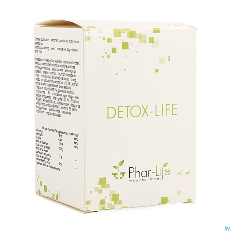 Phar life detox-life caps 60