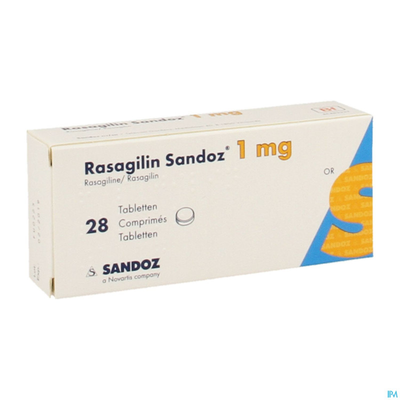 Rasagilin sandoz 1mg comp  28 x 1mg