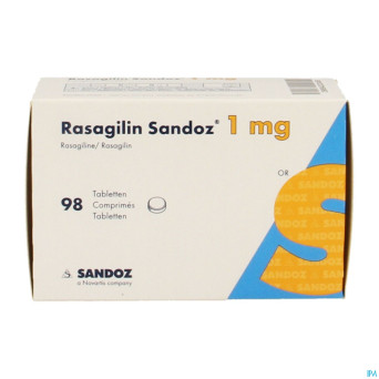 Rasagilin sandoz 1mg comp  98 x 1mg