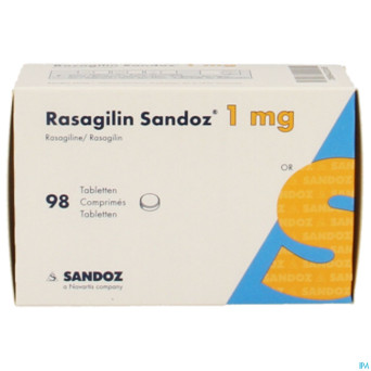 Rasagilin sandoz 1mg comp  98 x 1mg